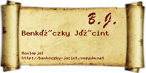 Benkóczky Jácint névjegykártya